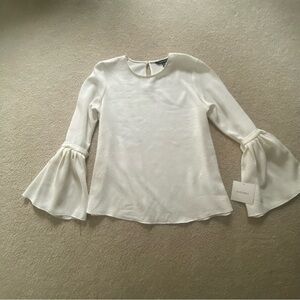 Ellen Tracy Cream Blouse